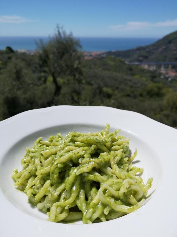 La Vivagna - Casa Vista Mare Tra Gli Ulivi Villa Leivi Exterior foto