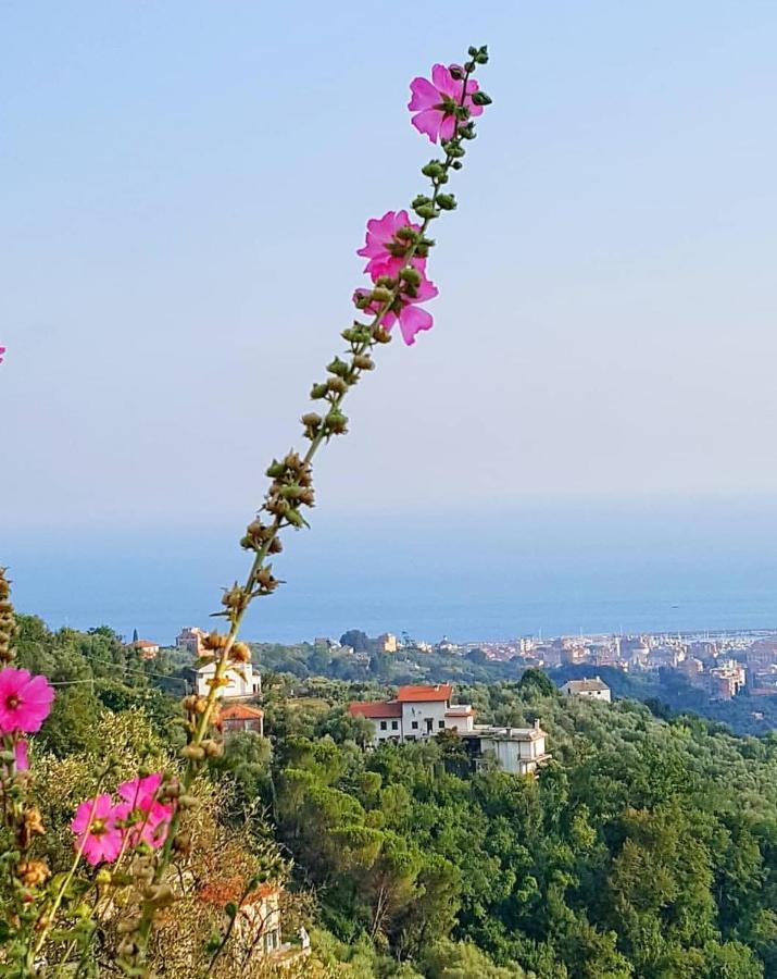 La Vivagna - Casa Vista Mare Tra Gli Ulivi Villa Leivi Exterior foto
